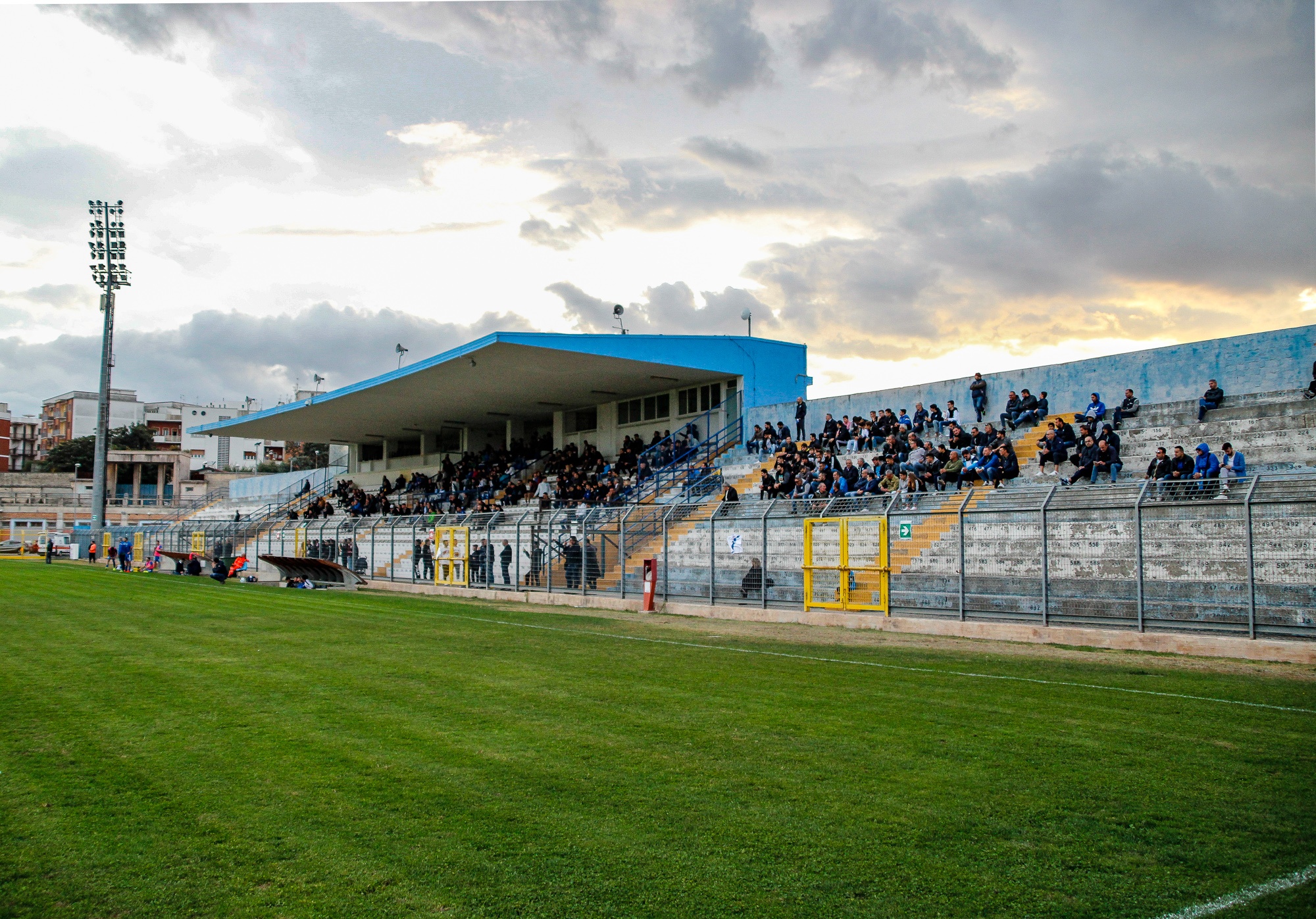 Le tribune dello Stadio XXI Settembre Franco Salerno di Matera